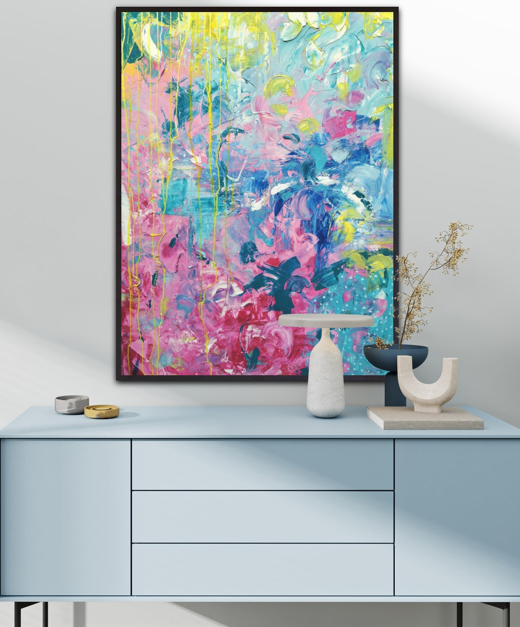 - SEA - Unikat on canvas 80x120 cm SOON FOR SALE