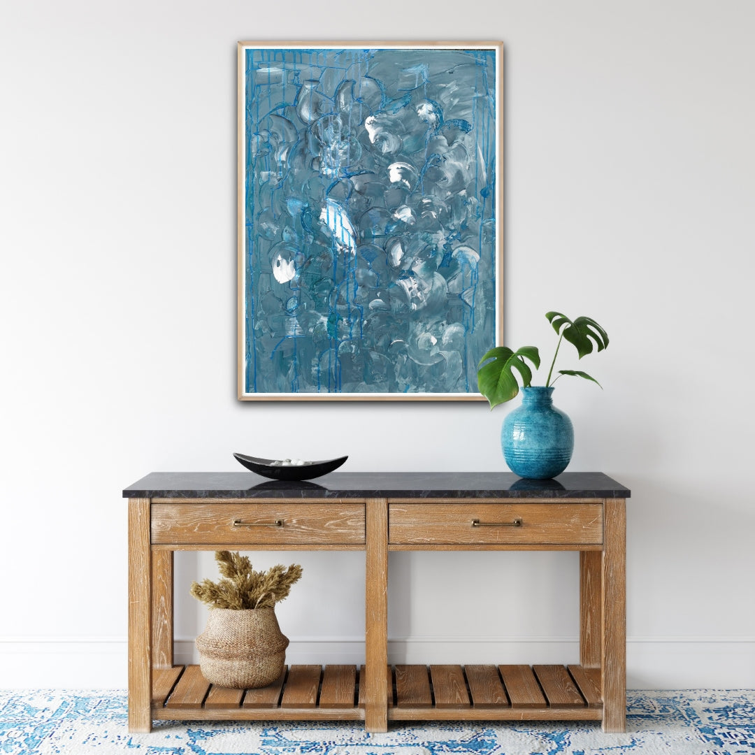 - SEA III.0 - Unikat on canvas  60x80cm