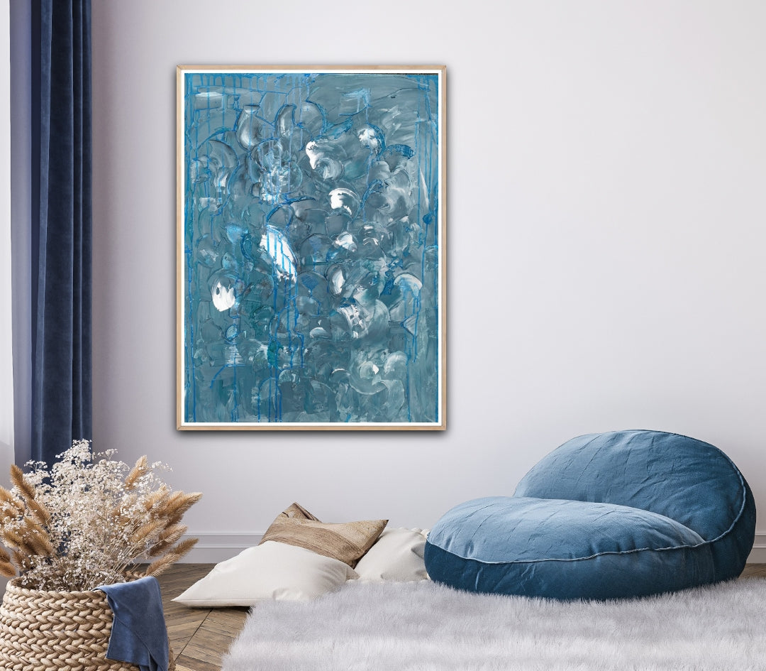 - SEA III.0 - Unikat on canvas  60x80cm