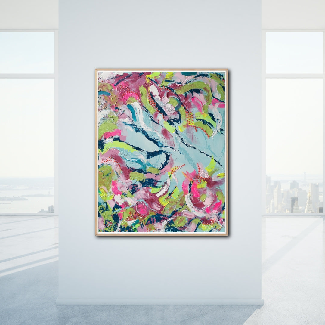 - SEA II.0 - Unikat on canvas 100x120cm SOON FOR SALE