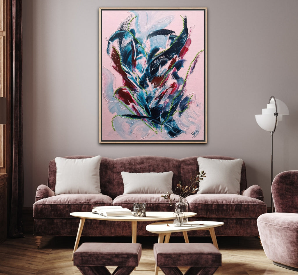 - Calm Clarity- Unikat on canvas 80x100cm SOON FOR SALE