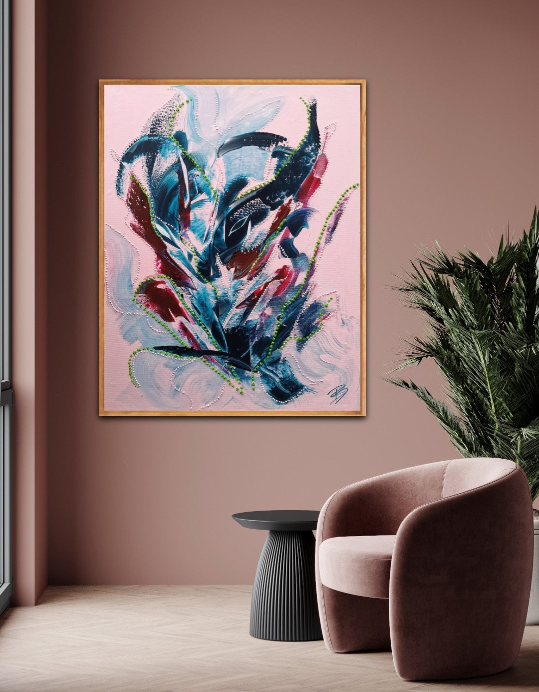 - Calm Clarity- Unikat on canvas 80x100cm SOON FOR SALE