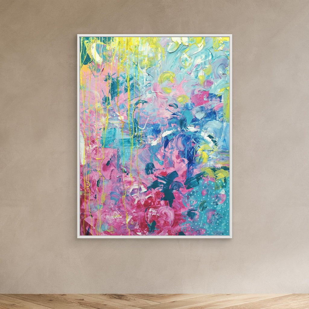 - SEA PRINT on canvas - wooden/white/black frame
