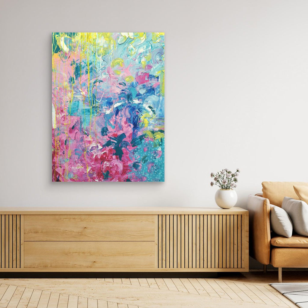 - SEA PRINT on canvas - wooden/white/black frame