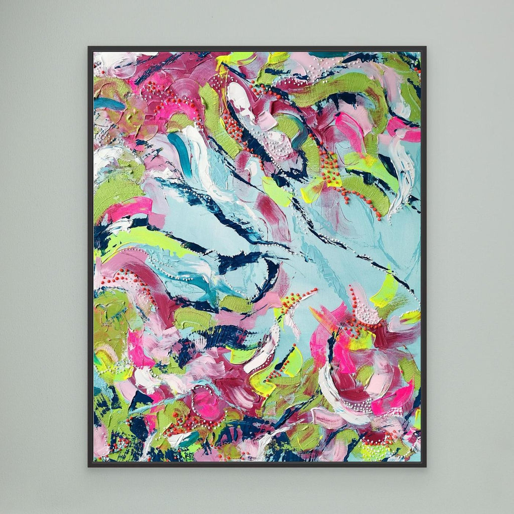 - SEA II.0 PRINT on canvas - wooden/white/black frame