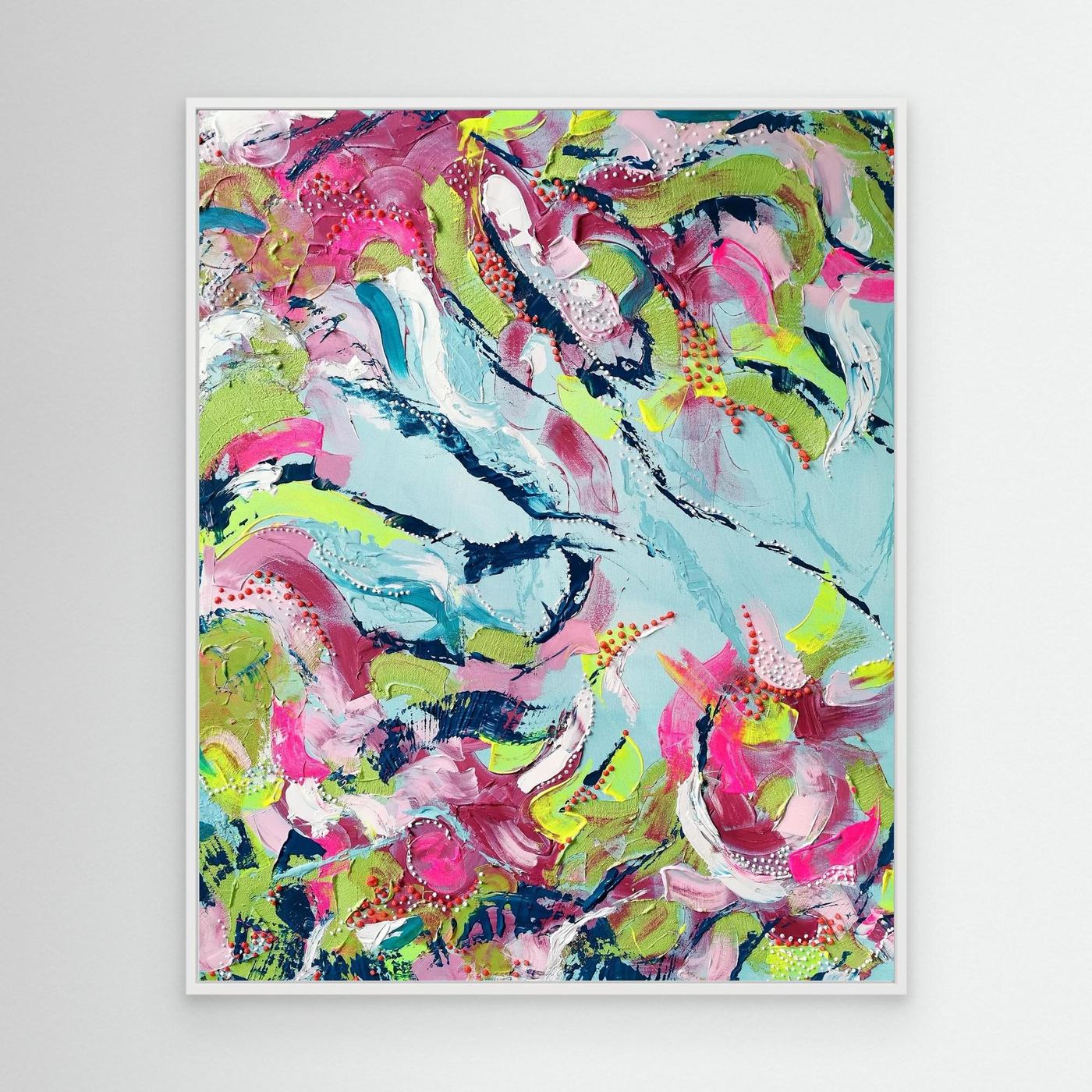 - SEA II.0 PRINT on canvas - wooden/white/black frame