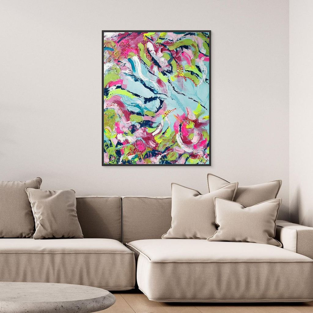 - SEA II.0 PRINT on canvas - wooden/white/black frame