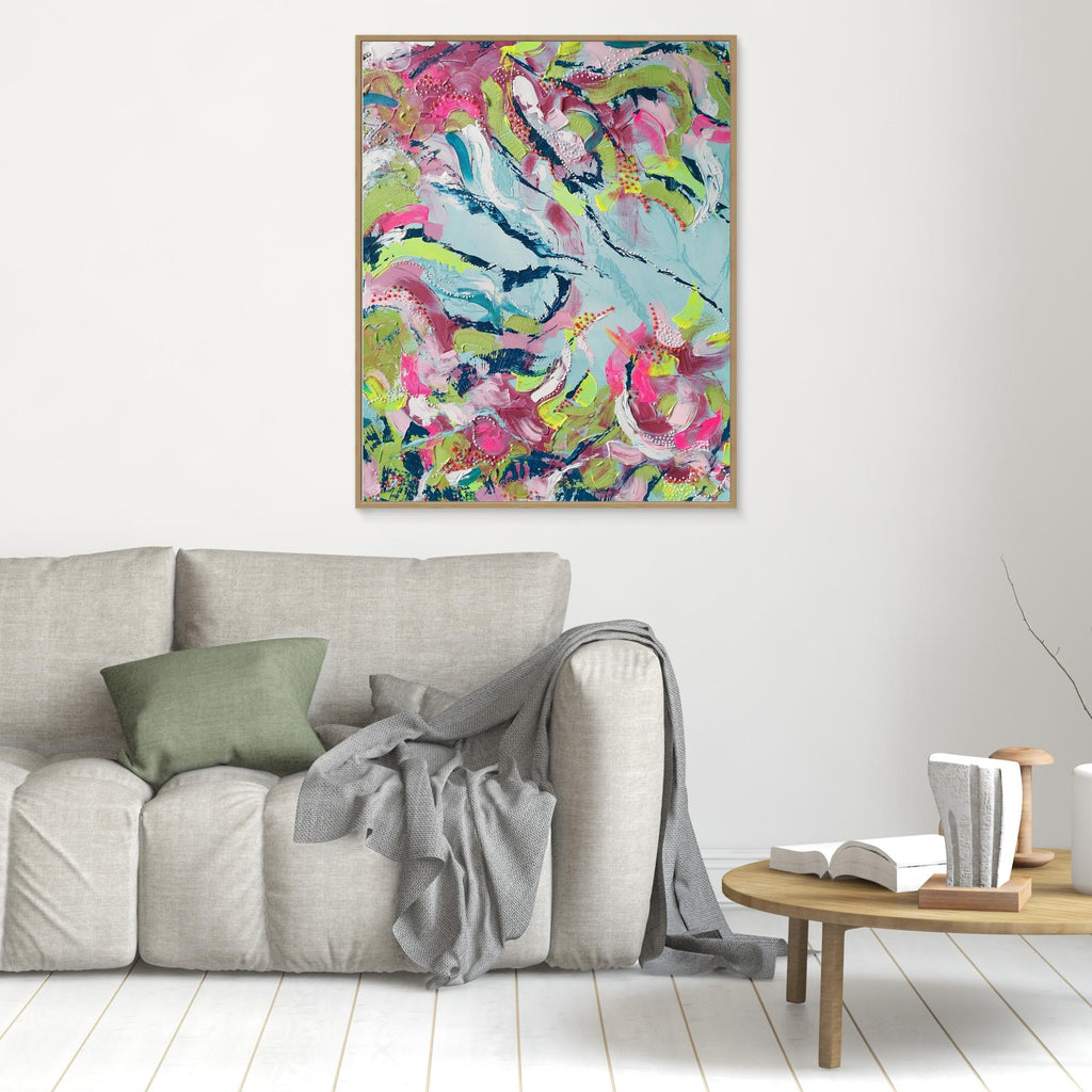 - SEA II.0 PRINT on canvas - wooden/white/black frame