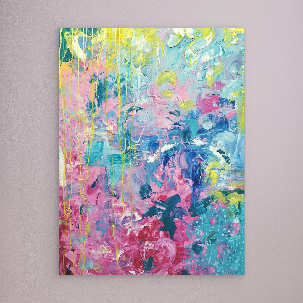- SEA PRINT on canvas - wooden/white/black frame