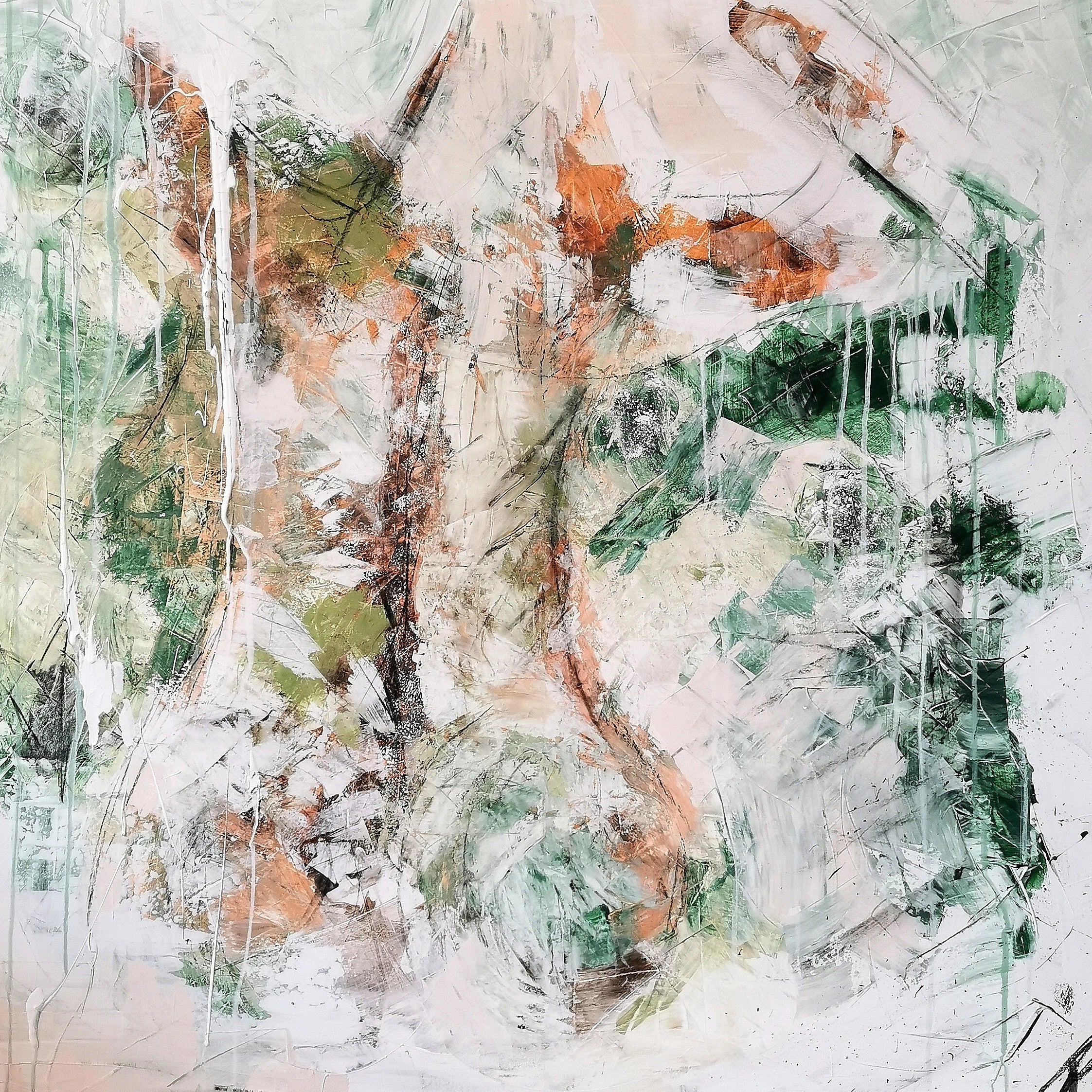 - YOU - Unikat on canvas 100cmx100cm