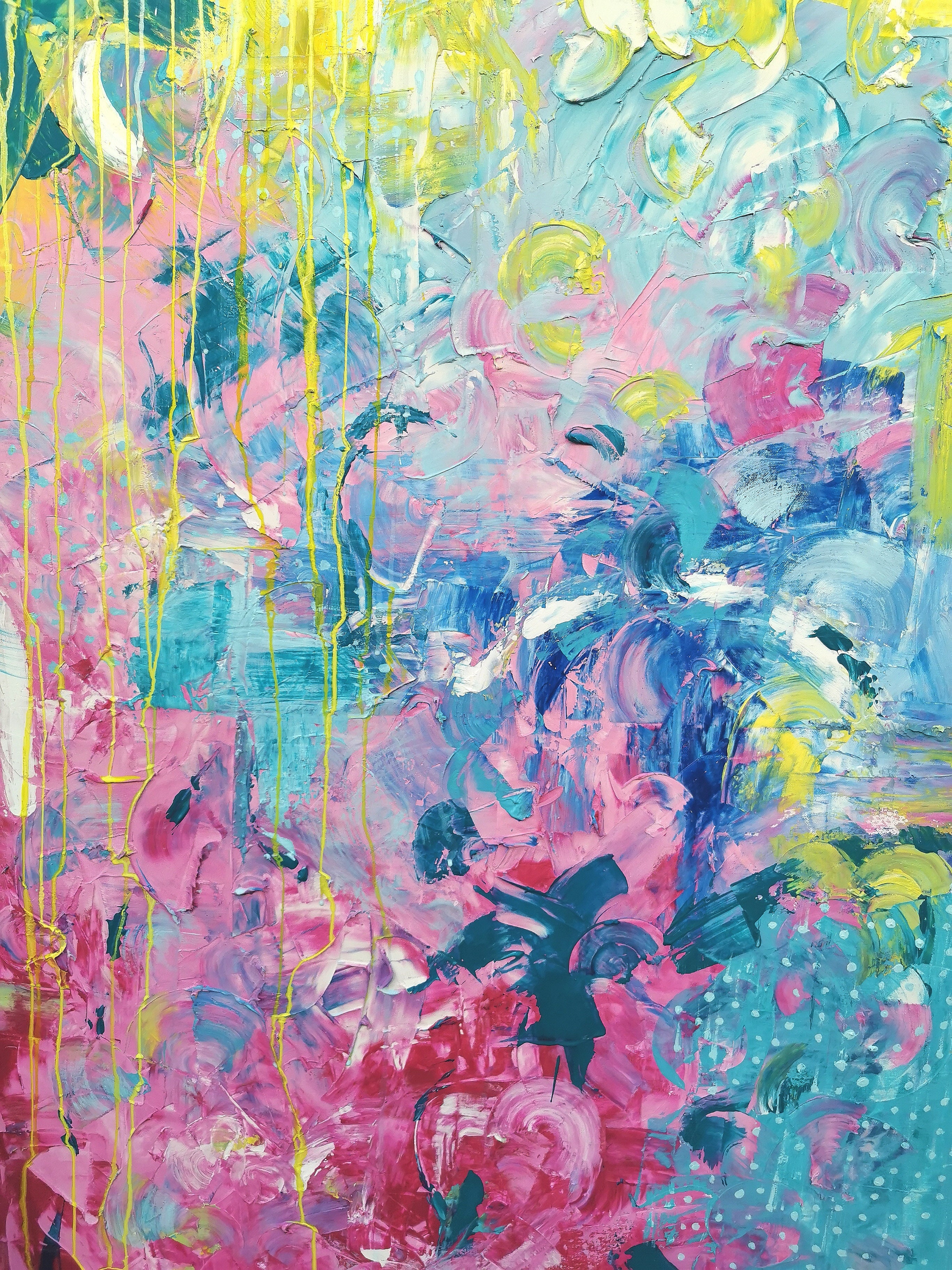 - SEA - Unikat on canvas 80x120 cm SOON FOR SALE