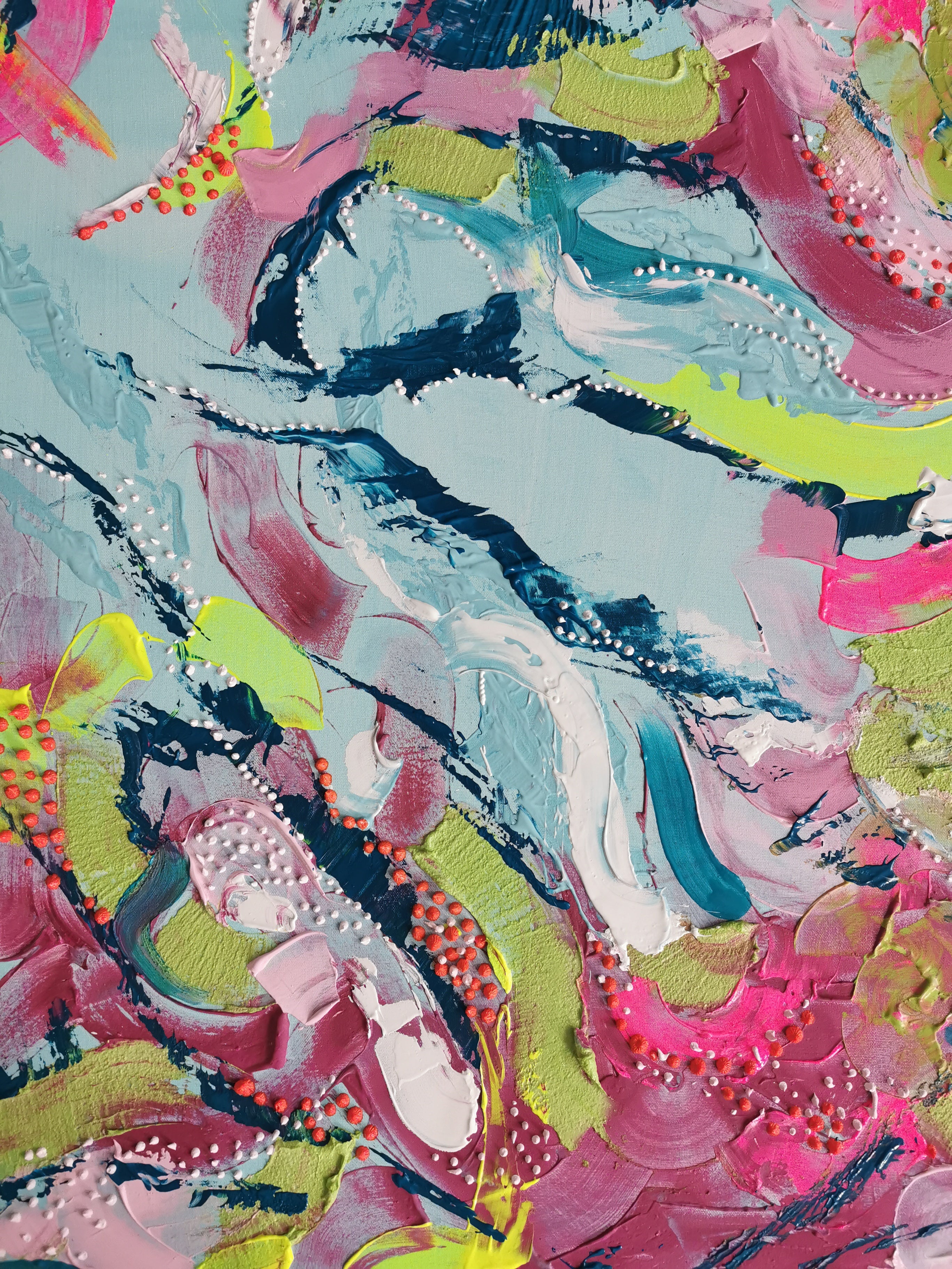 - SEA II.0 - Unikat on canvas 100x120cm SOON FOR SALE