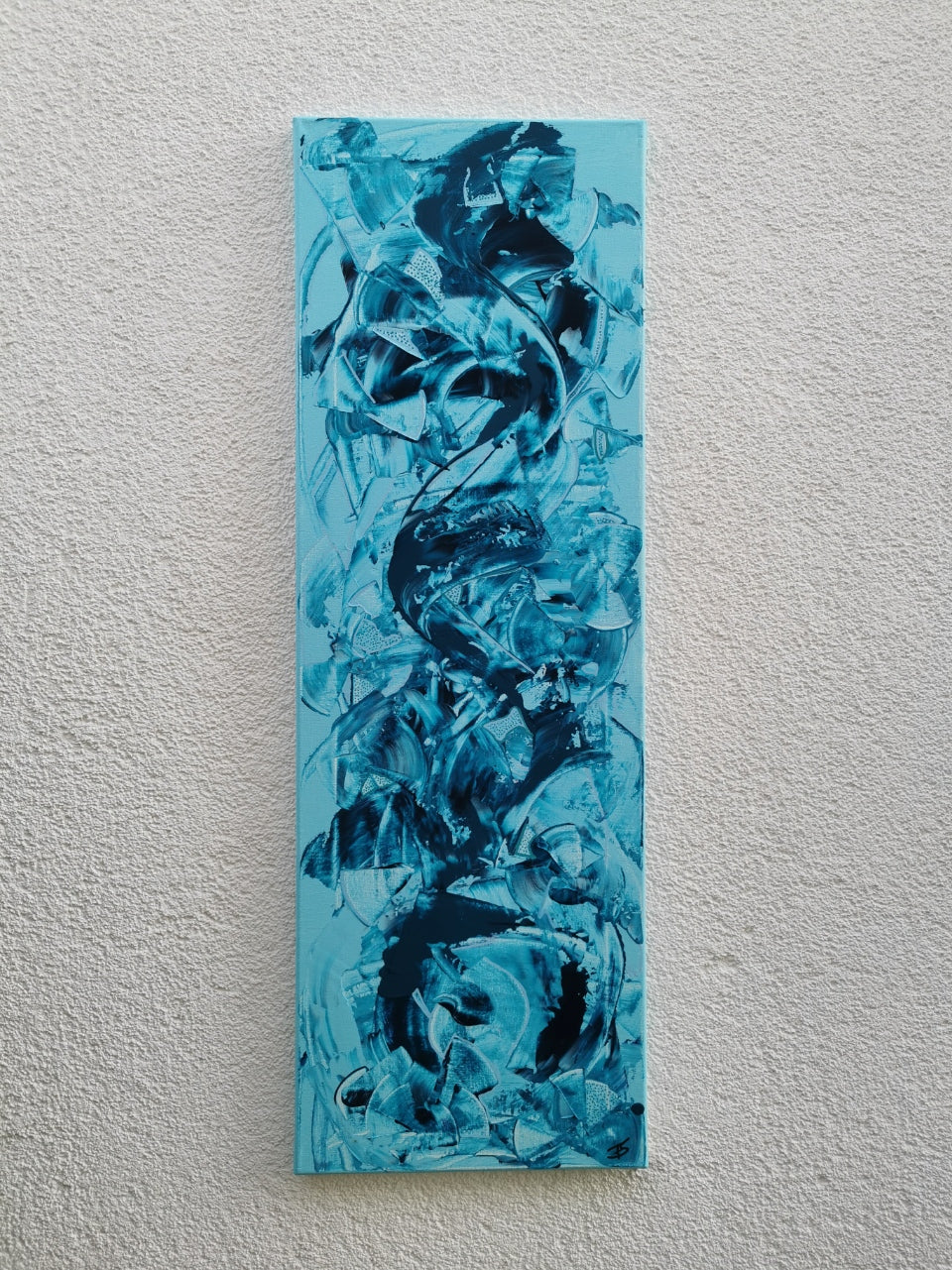 - Ice Ice Baby - Unikat on canvas 30x90cm