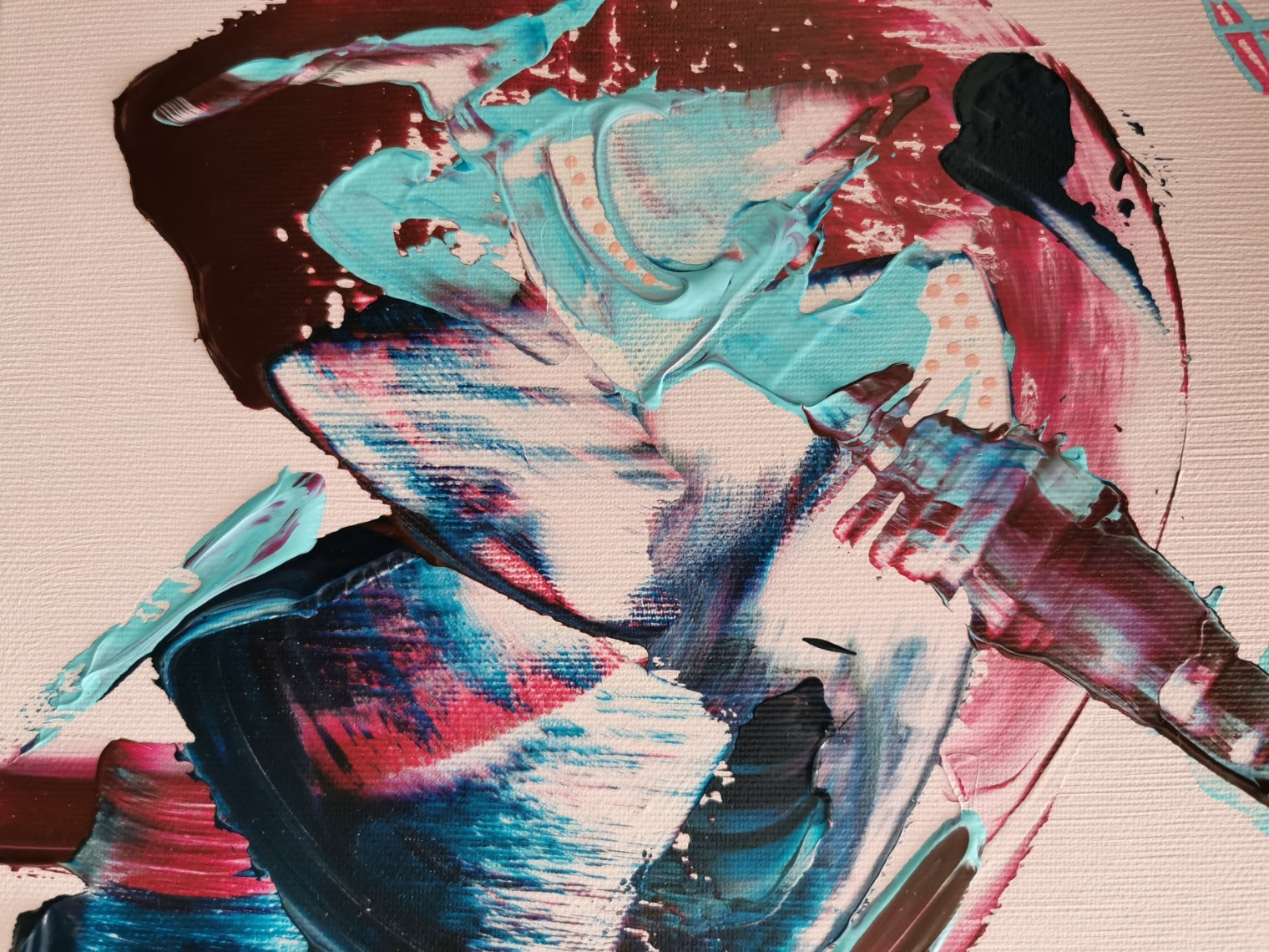 - Calm Clarity III - Unikat on canvas 25x25cm SOLD