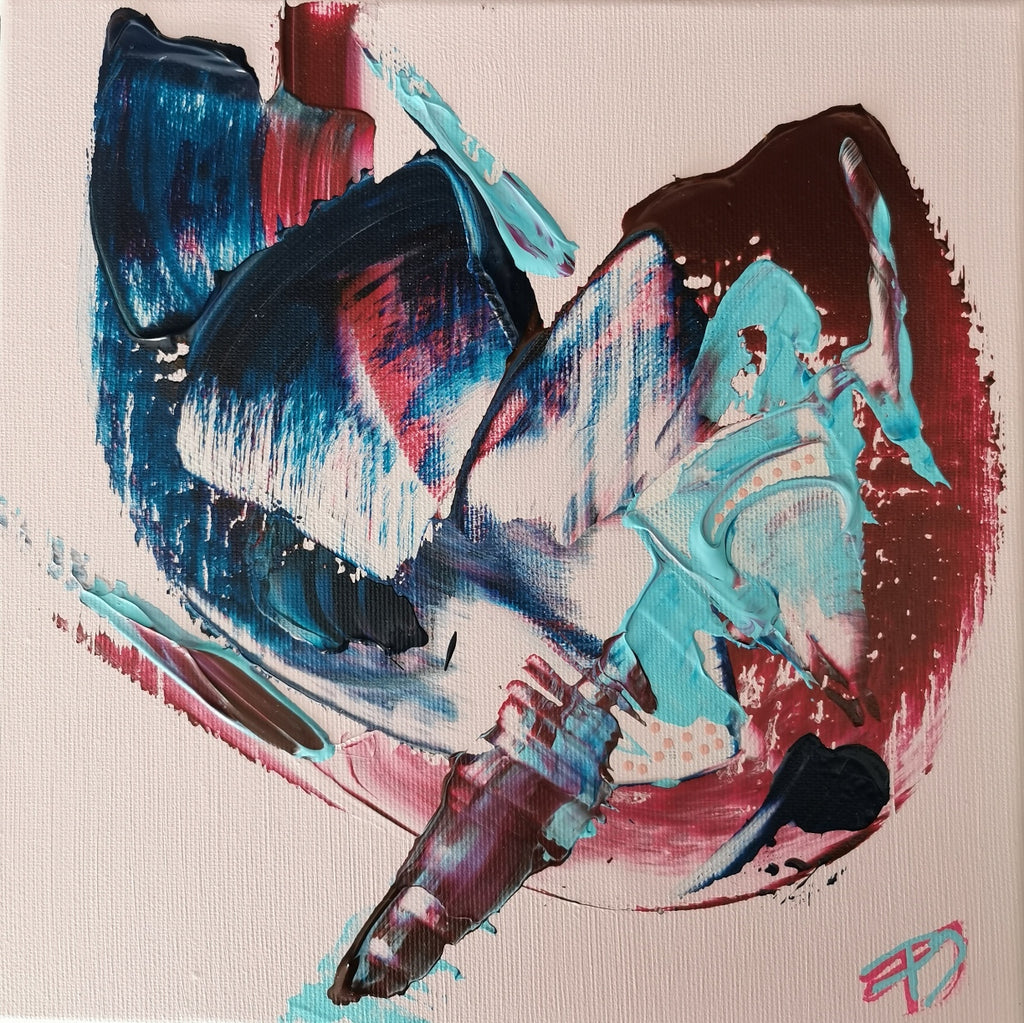 - Calm Clarity III - Unikat on canvas 25x25cm SOLD