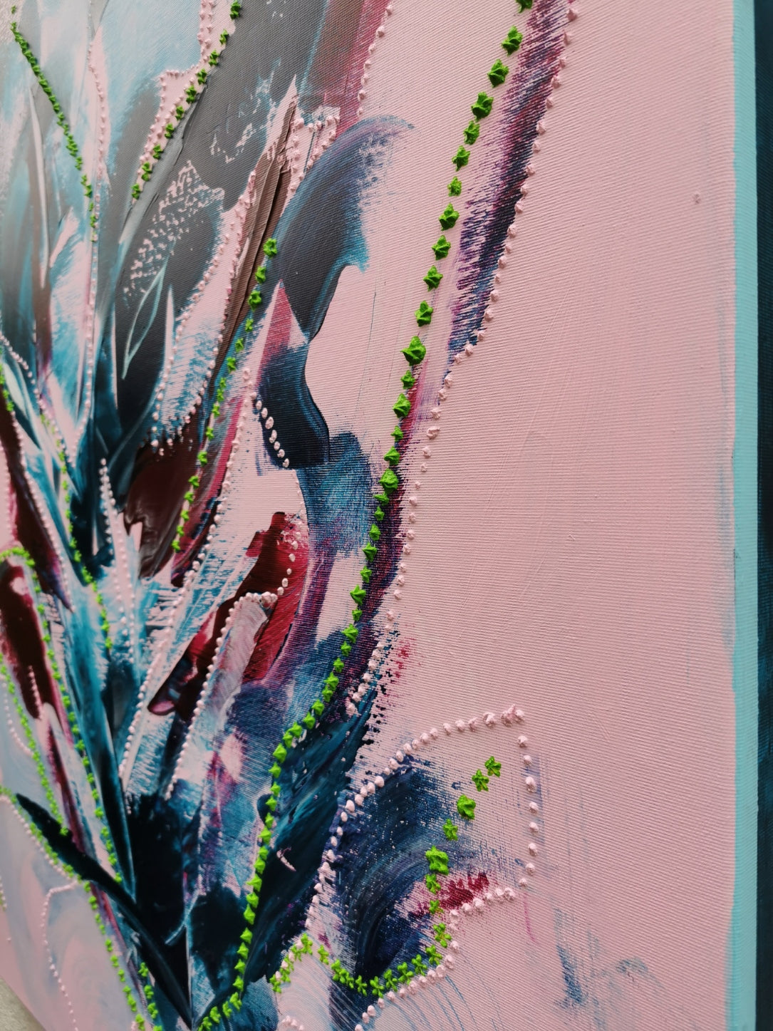 - Calm Clarity- Unikat on canvas 80x100cm SOON FOR SALE