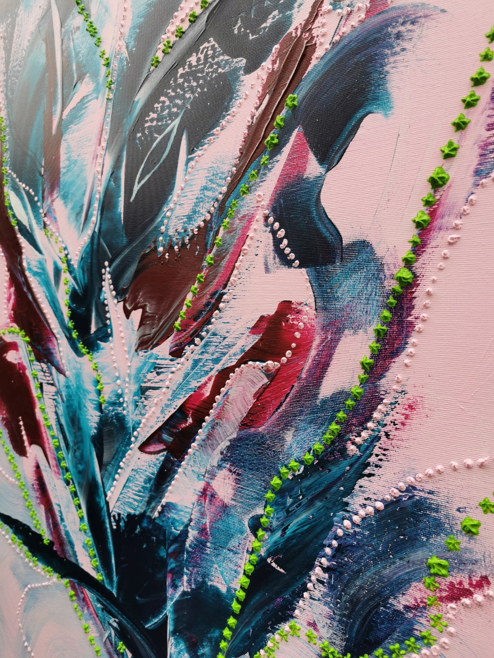 - Calm Clarity- Unikat on canvas 80x100cm SOON FOR SALE