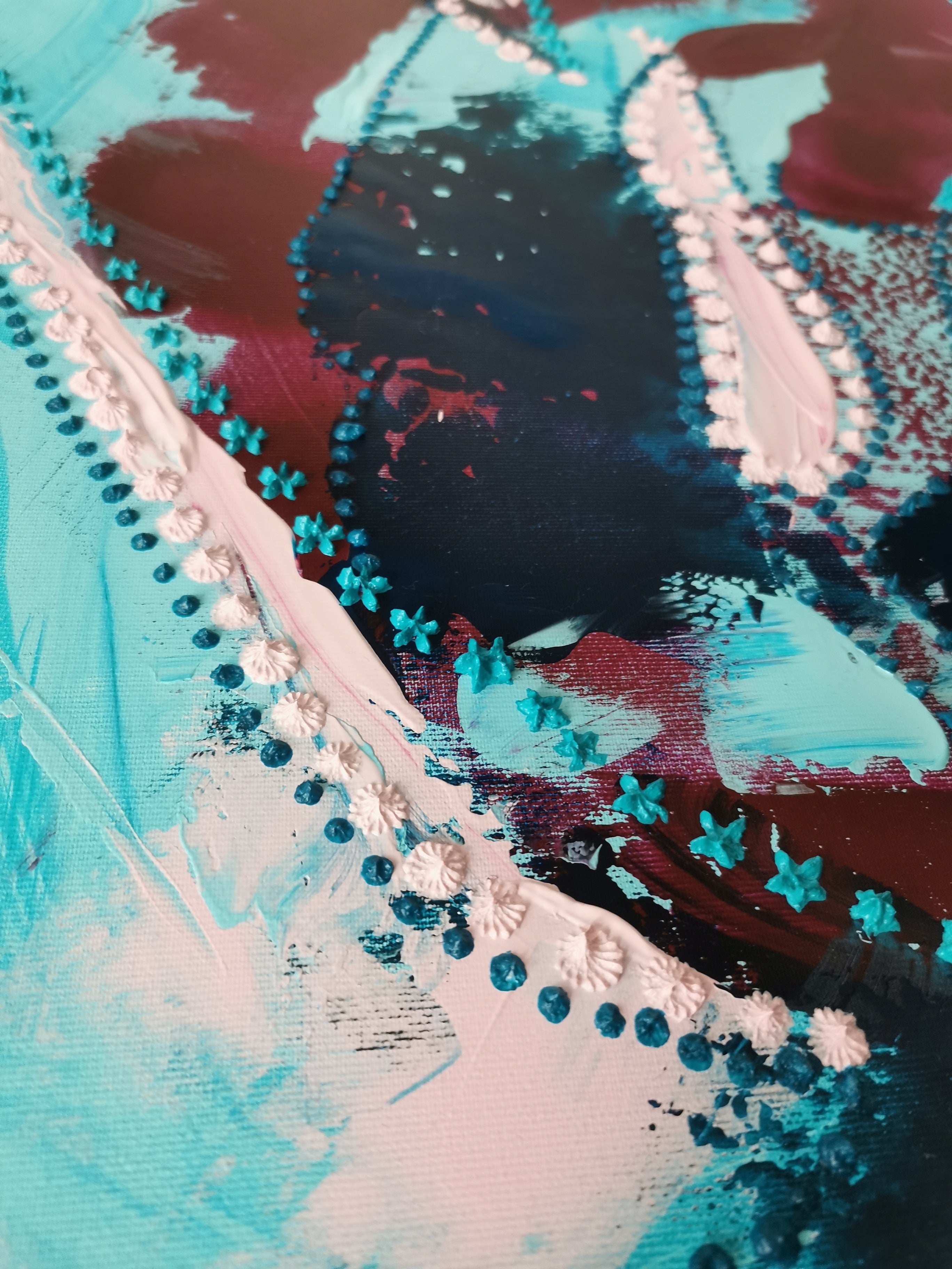 Calm Clarity II - Unikat on canvas 80x100cm