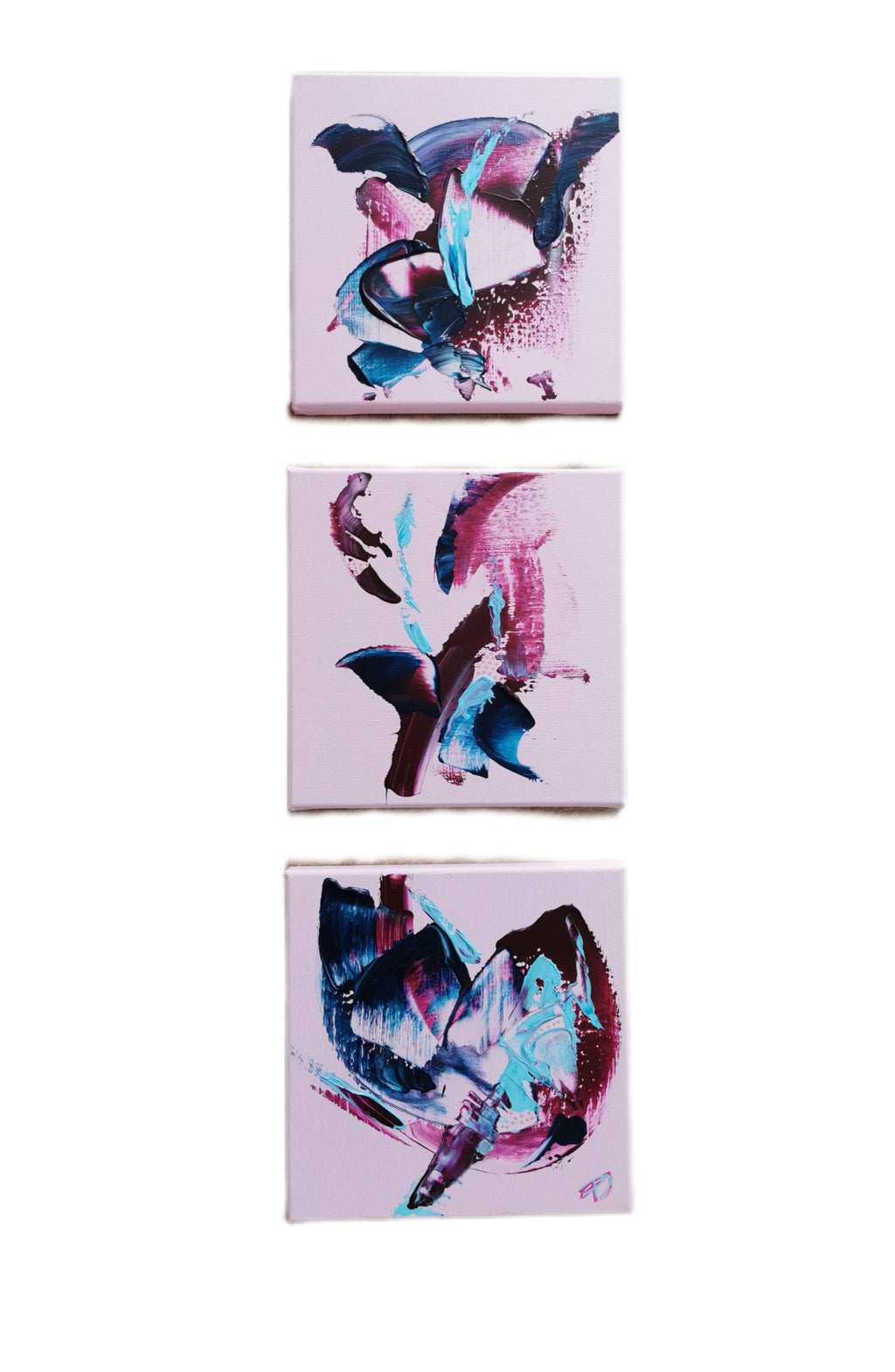 - Calm Clarity III - Unikat on canvas 25x25cm SOLD