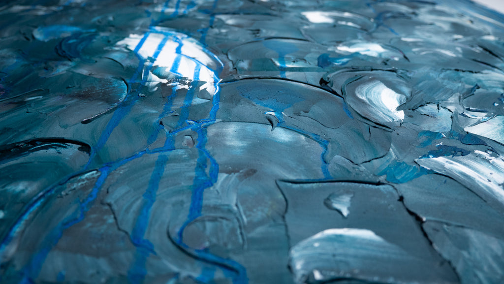 - SEA III.0 - Unikat on canvas  60x80cm