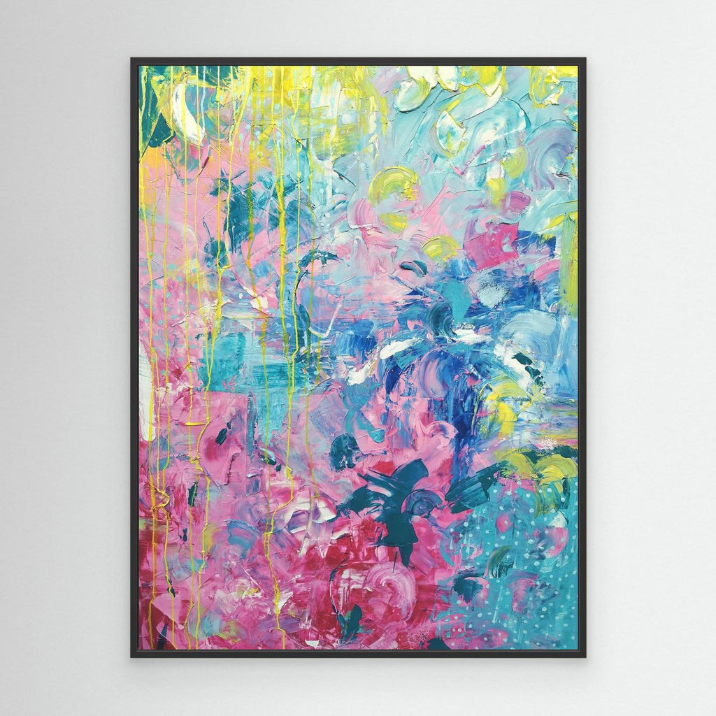 - SEA PRINT on canvas - wooden/white/black frame