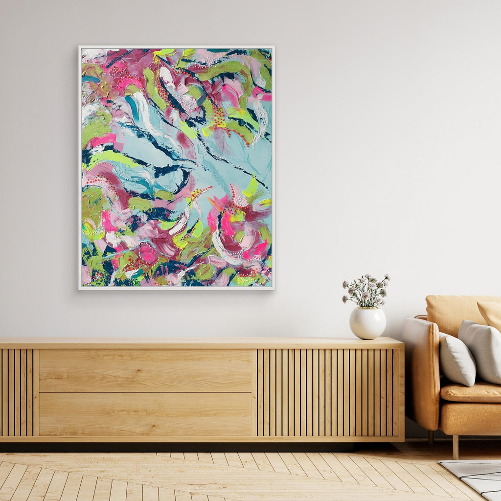 - SEA II.0 PRINT on canvas - wooden/white/black frame