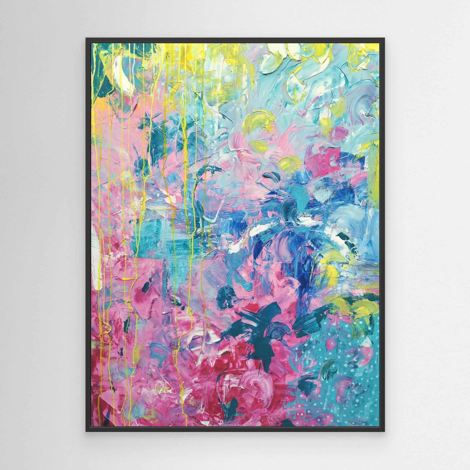 - SEA - wooden/white/black frame