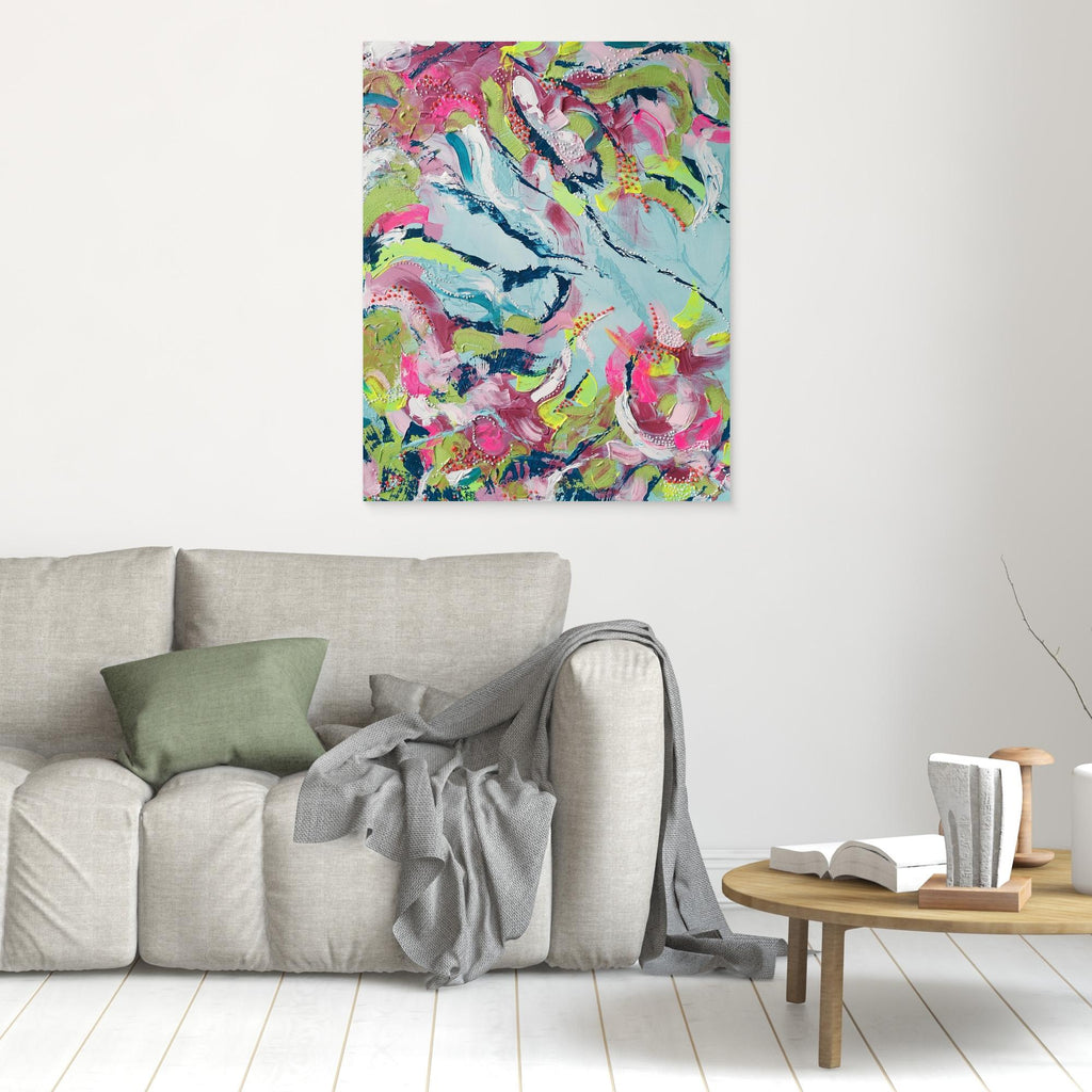 - SEA II.0 PRINT on canvas - wooden/white/black frame