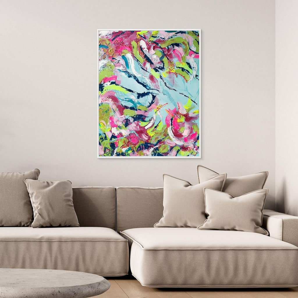 - SEA II.0 PRINT on canvas - wooden/white/black frame