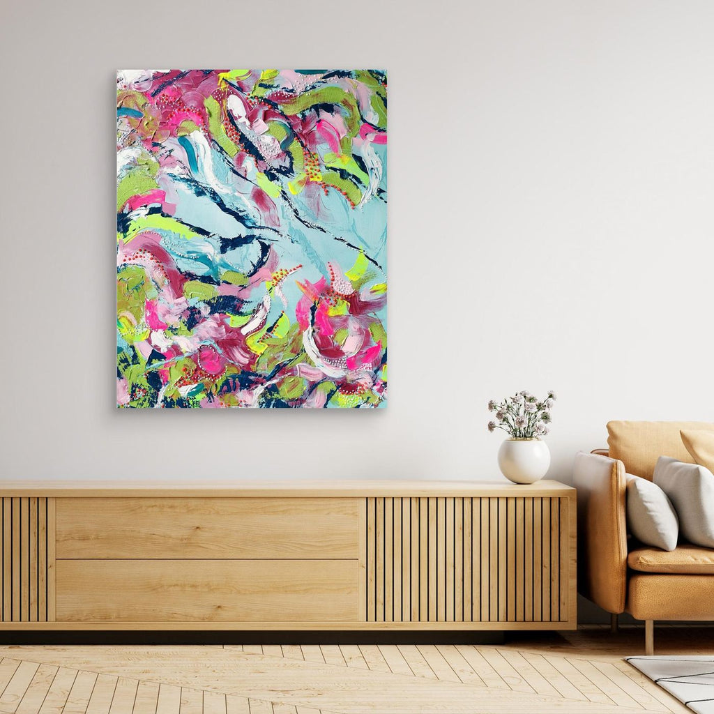 - SEA II.0 PRINT on canvas - wooden/white/black frame