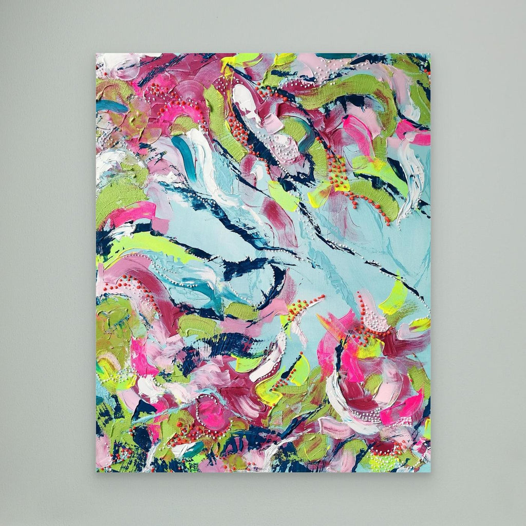 - SEA II.0 PRINT on canvas - wooden/white/black frame