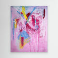 - PURE HEART on canvas - wooden/white/black frame
