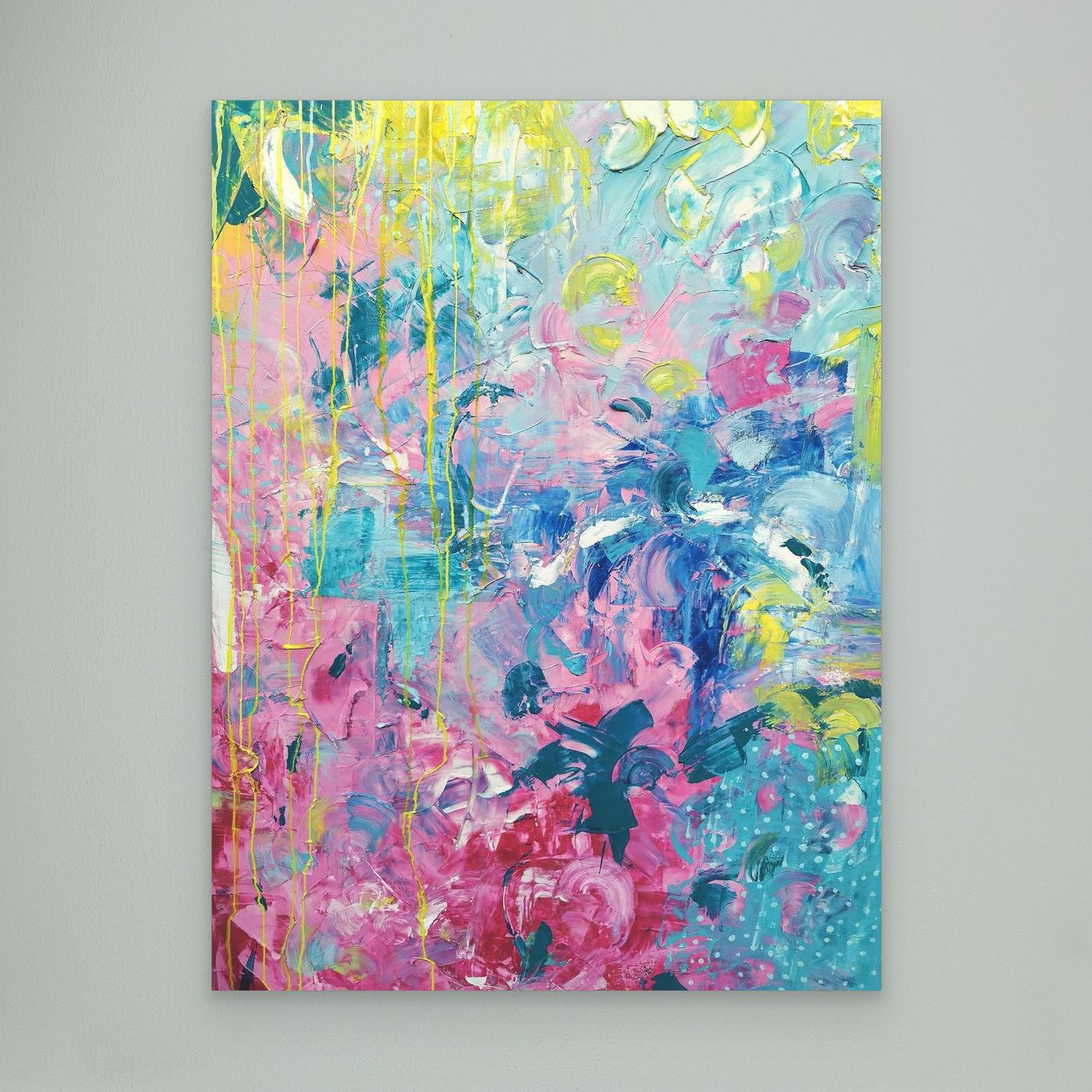 - SEA PRINT on canvas - wooden/white/black frame