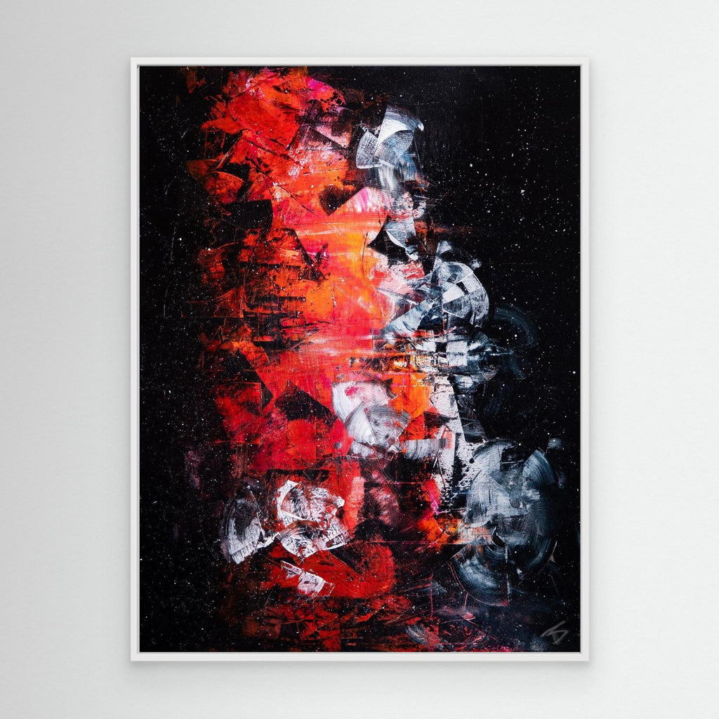 - UNIVERSE PRINT on canvas - wooden/white/black frame