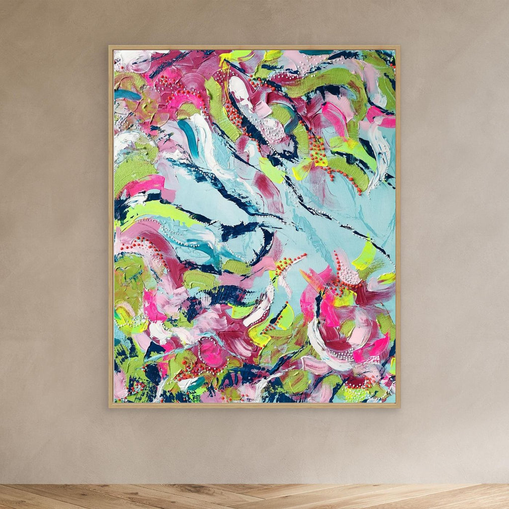 - SEA II.0 PRINT on canvas - wooden/white/black frame