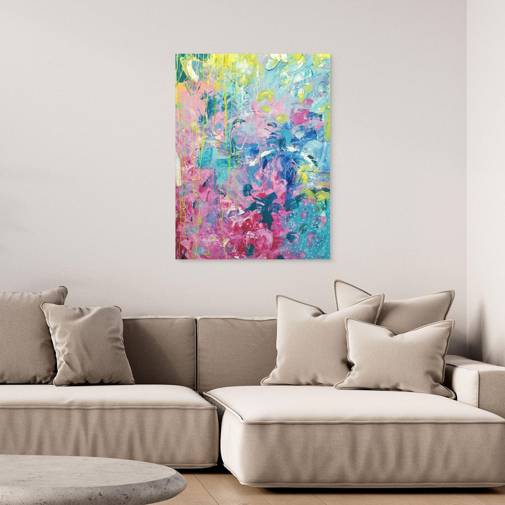 - SEA PRINT on canvas - wooden/white/black frame