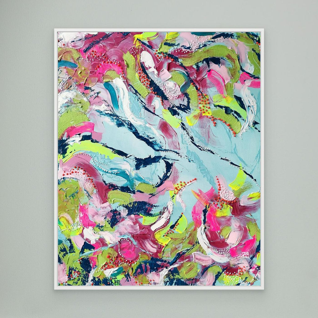 - SEA II.0 PRINT on canvas - wooden/white/black frame