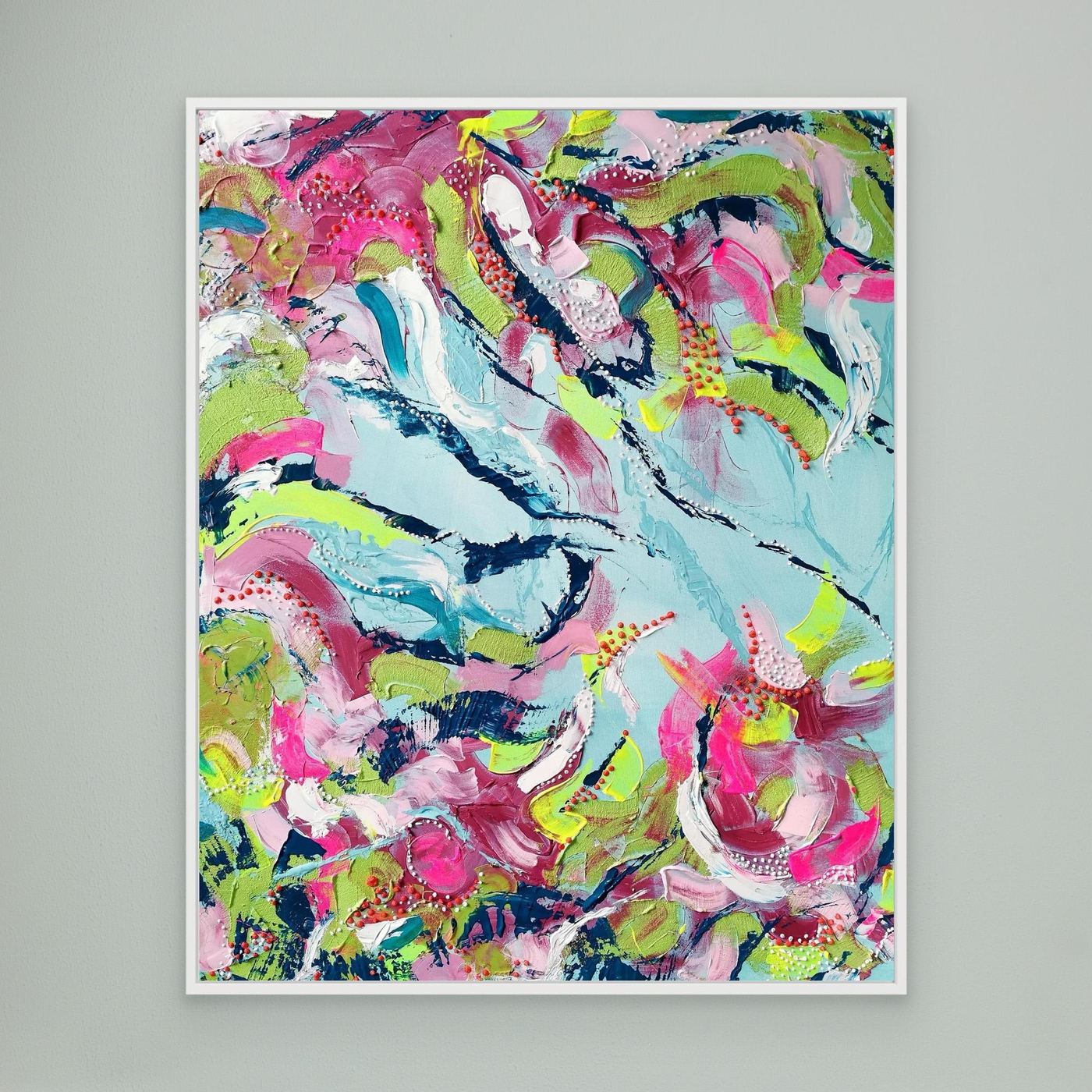 - SEA II.0 PRINT on canvas - wooden/white/black frame