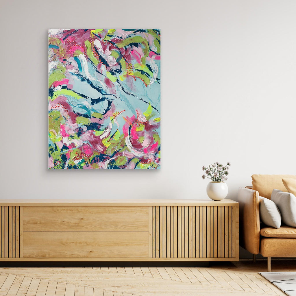 - SEA II.0 PRINT on canvas - wooden/white/black frame