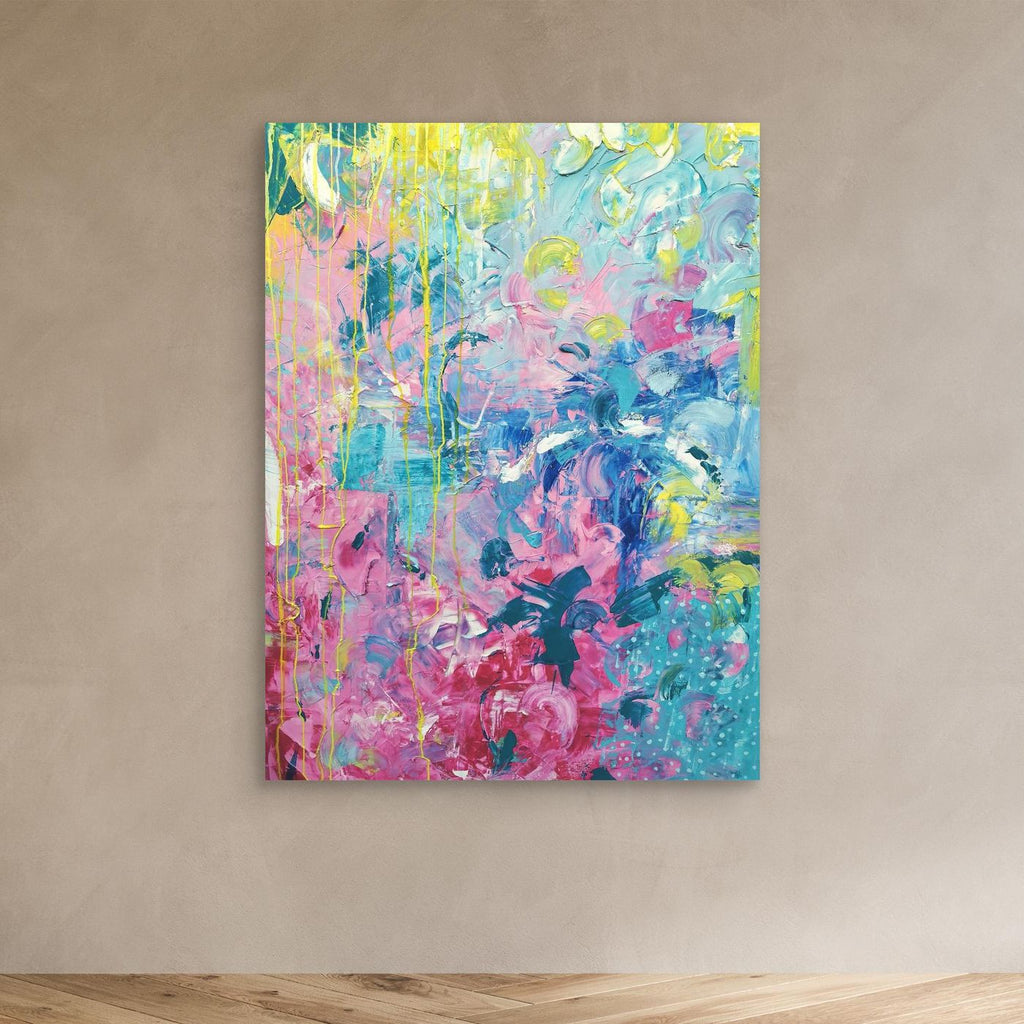 - SEA PRINT on canvas - wooden/white/black frame