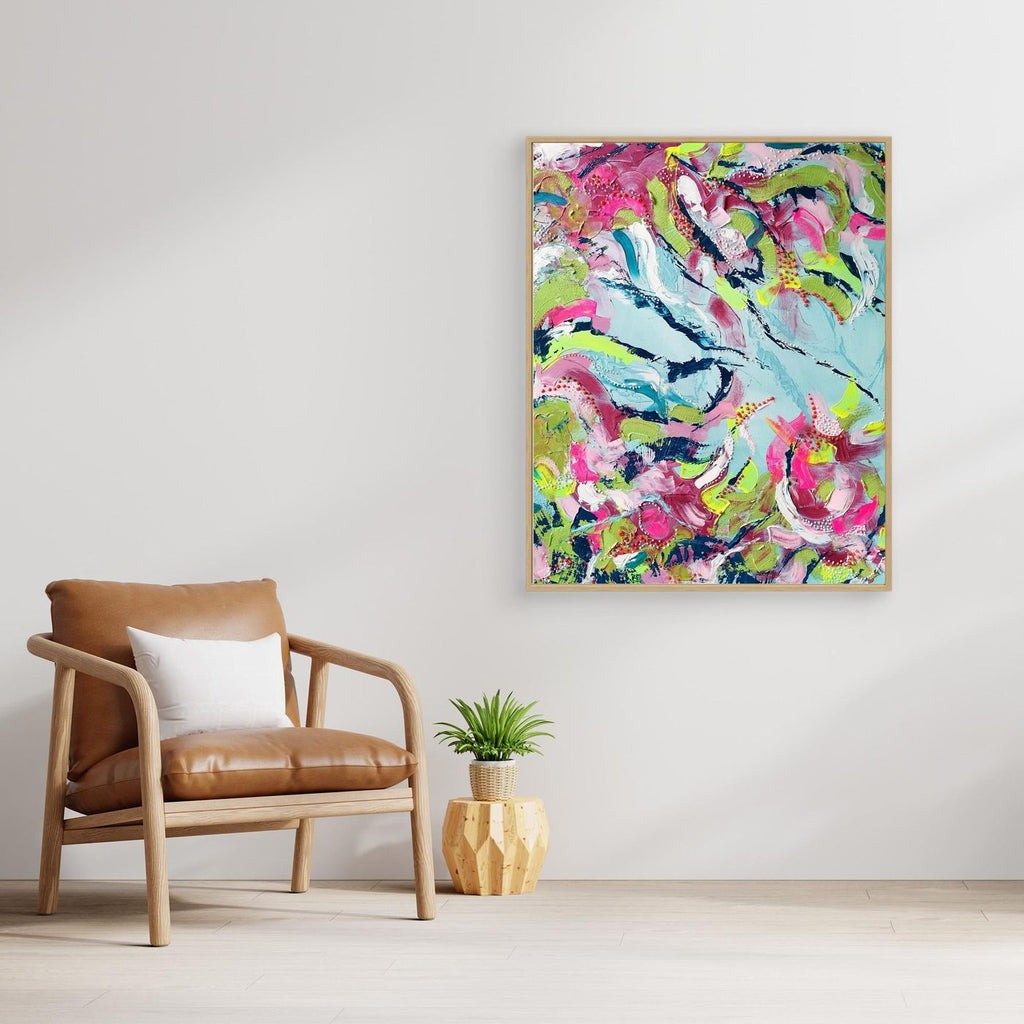 - SEA II.0 PRINT on canvas - wooden/white/black frame