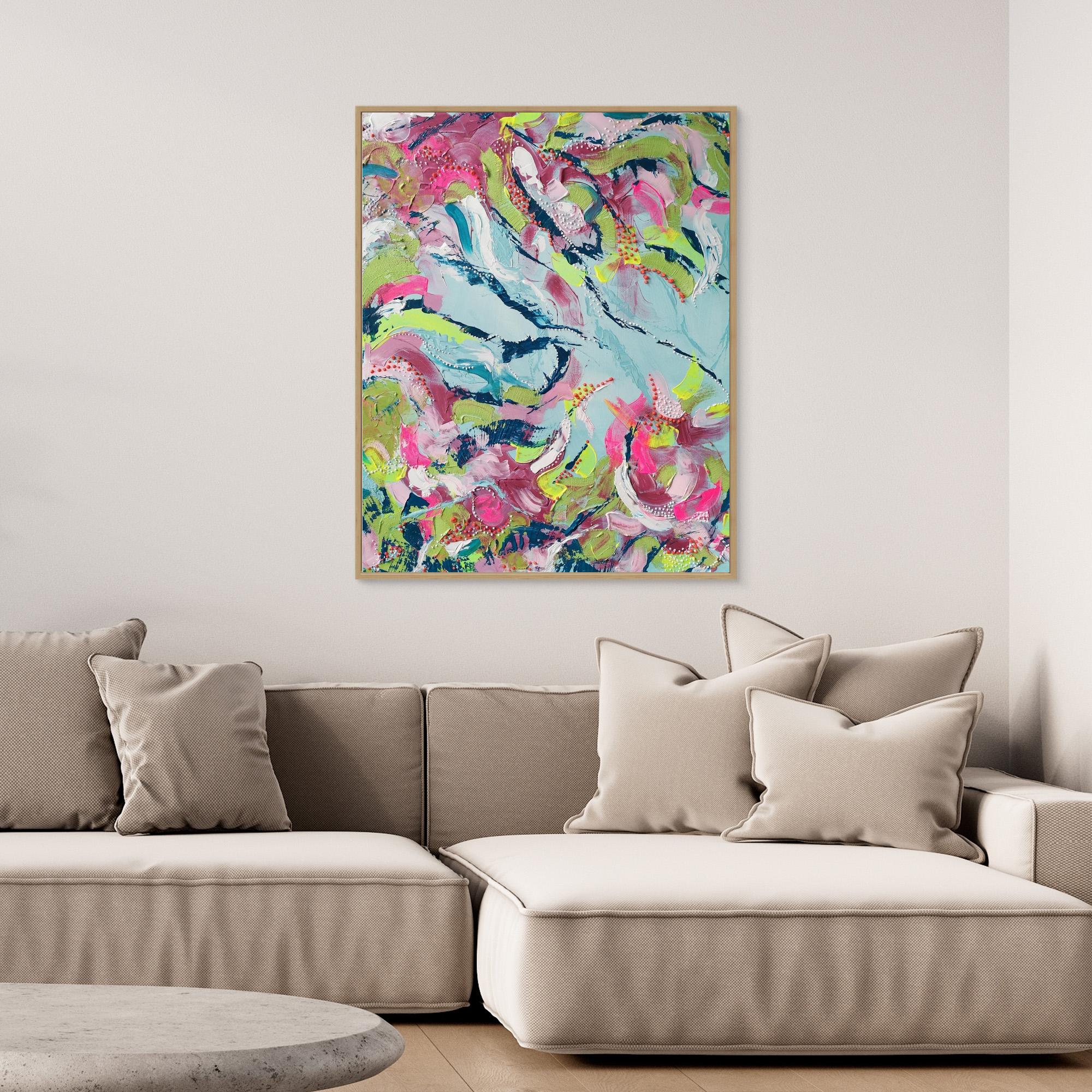 - SEA II.0 PRINT on canvas - wooden/white/black frame