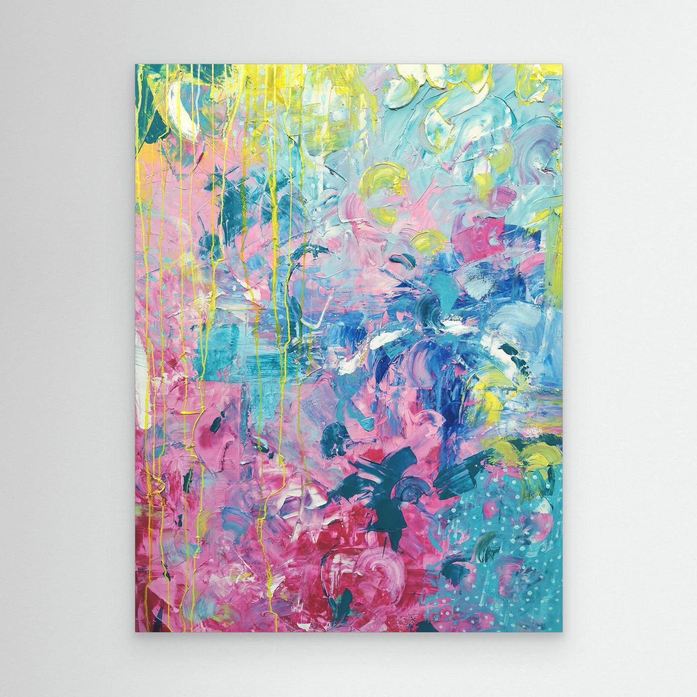 - SEA PRINT on canvas - wooden/white/black frame