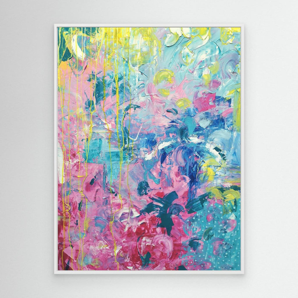 - SEA PRINT on canvas - wooden/white/black frame