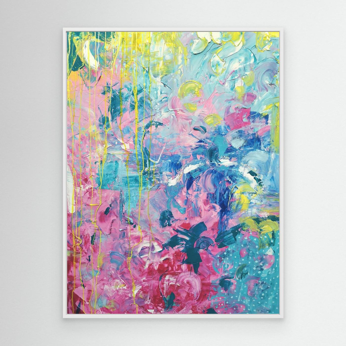 - SEA PRINT on canvas - wooden/white/black frame