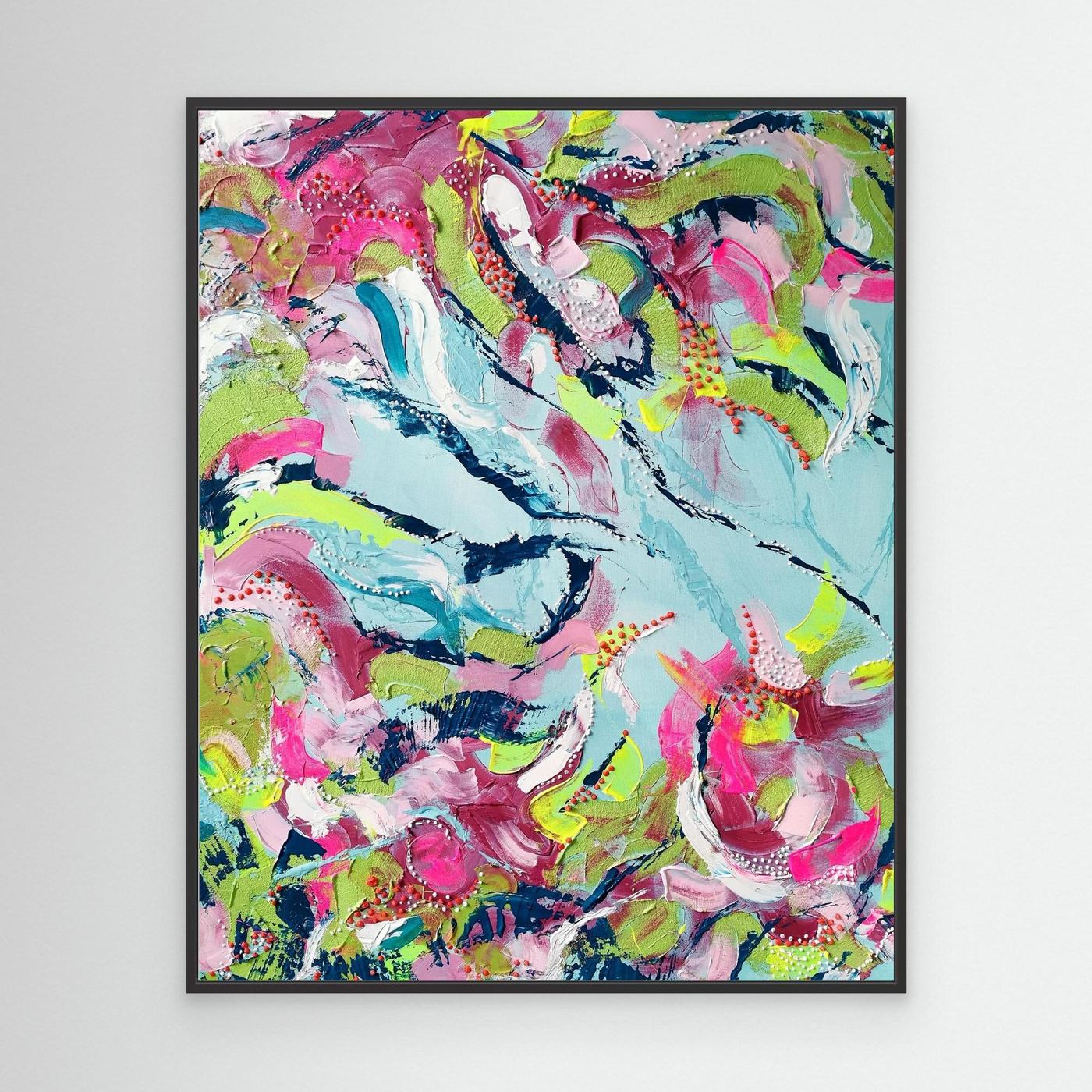 - SEA II.0 PRINT on canvas - wooden/white/black frame