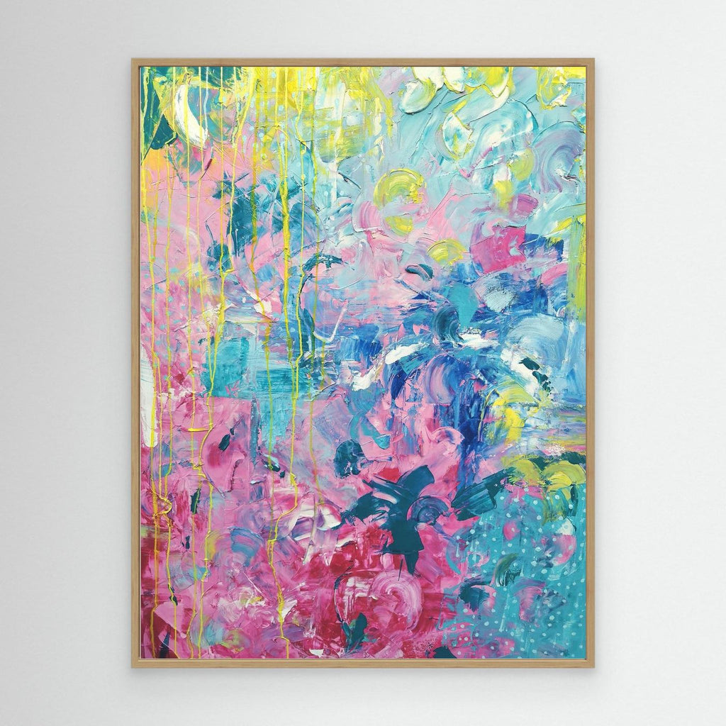 - SEA PRINT on canvas - wooden/white/black frame