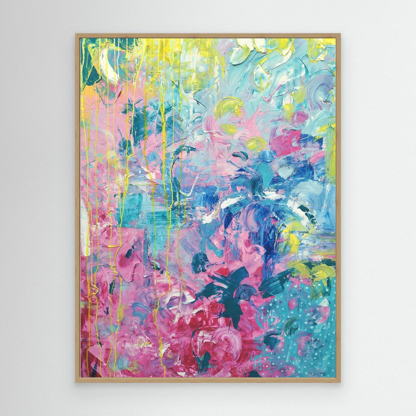 - SEA PRINT on canvas - wooden/white/black frame