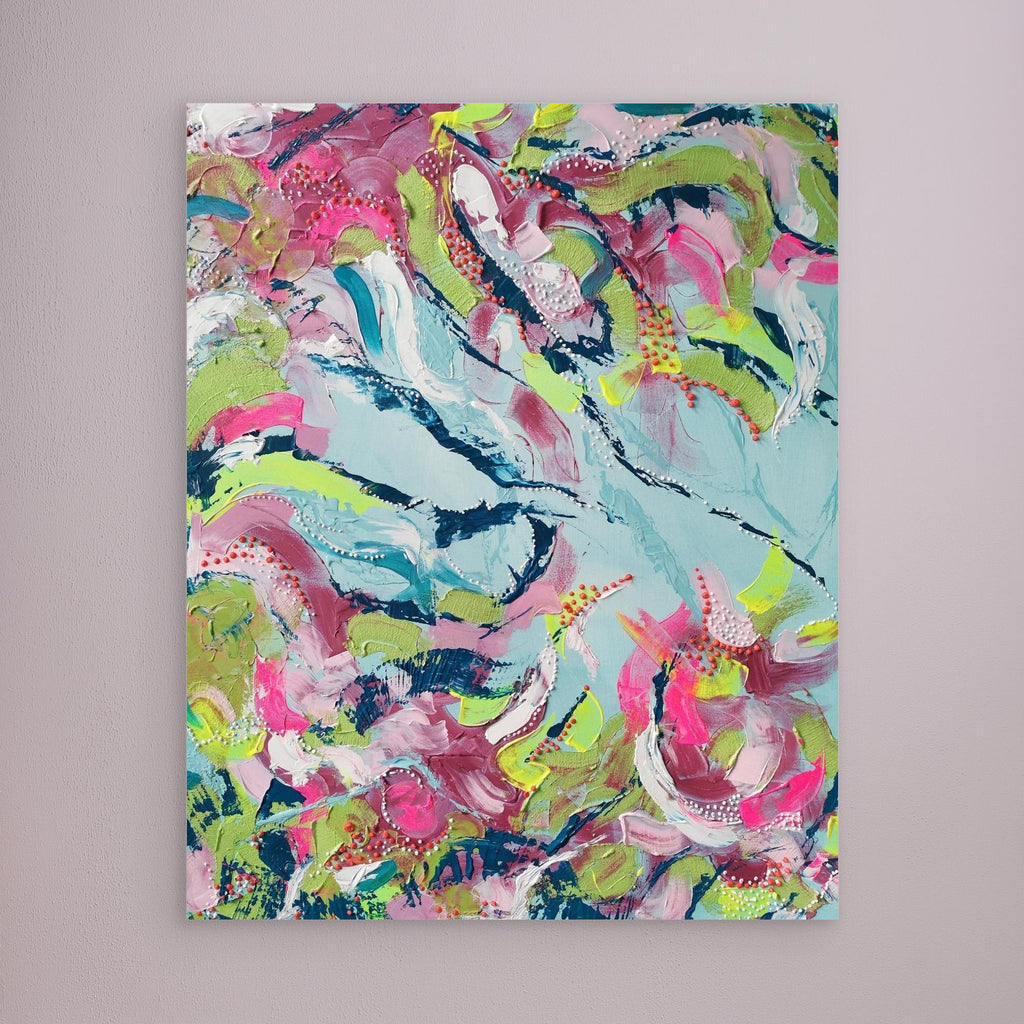 - SEA II.0 PRINT on canvas - wooden/white/black frame