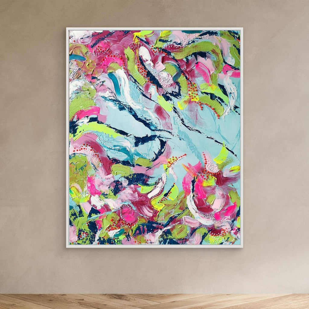 - SEA II.0 PRINT on canvas - wooden/white/black frame